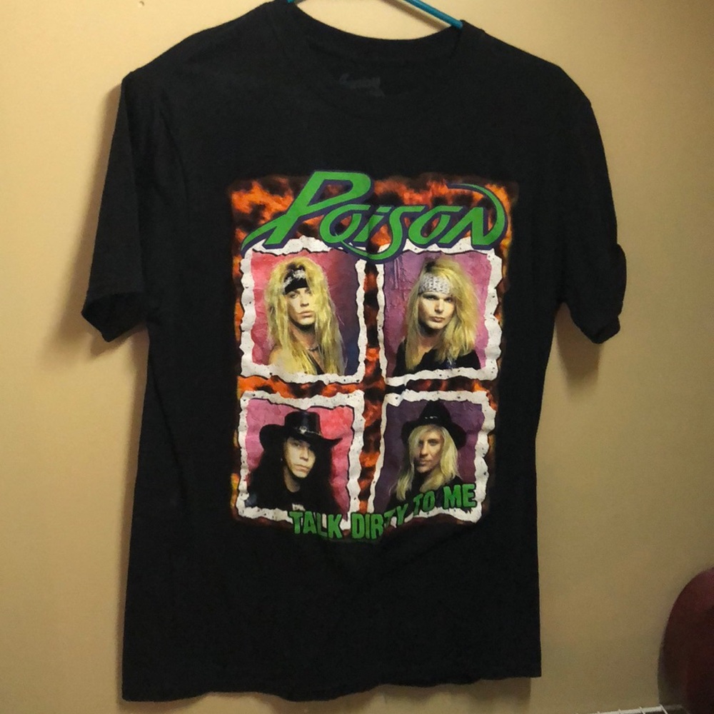 Poison rock band T shirt